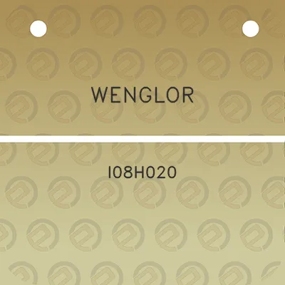 wenglor-i08h020