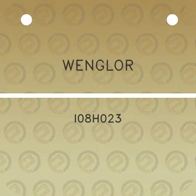 wenglor-i08h023