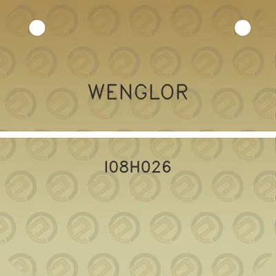 wenglor-i08h026