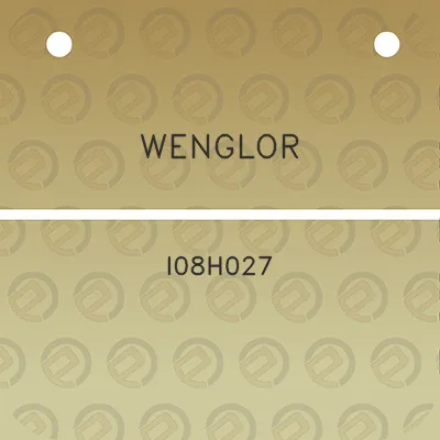 wenglor-i08h027