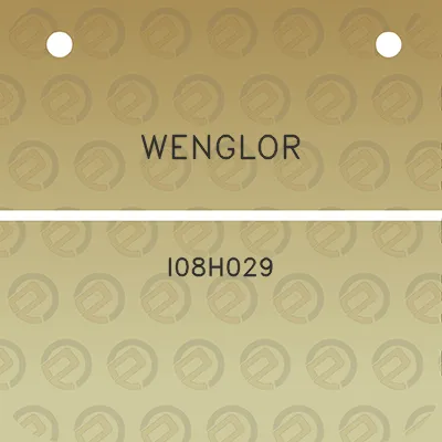 wenglor-i08h029