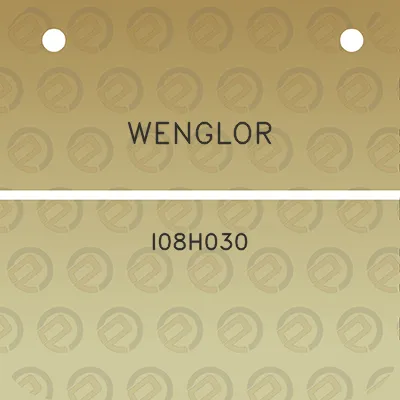 wenglor-i08h030