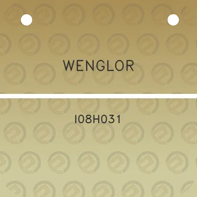 wenglor-i08h031