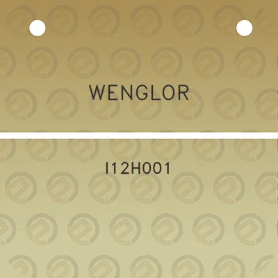 wenglor-i12h001