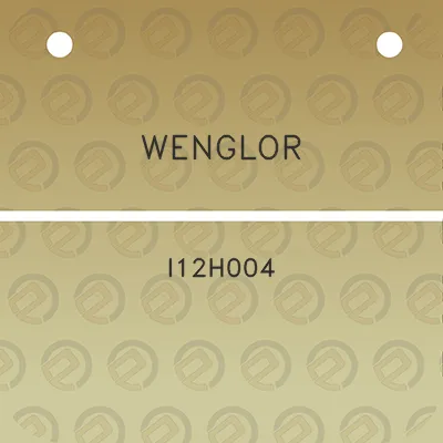 wenglor-i12h004