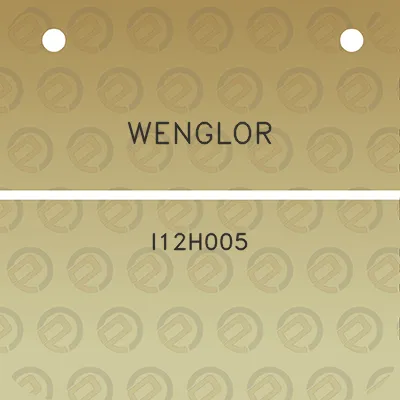 wenglor-i12h005