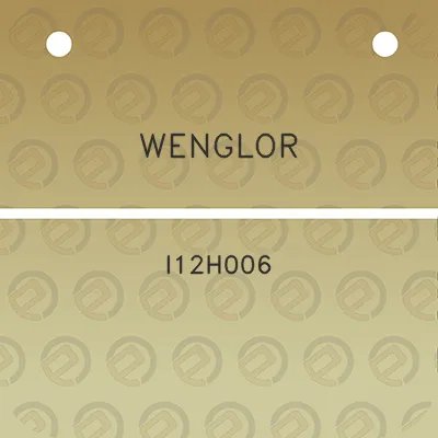 wenglor-i12h006