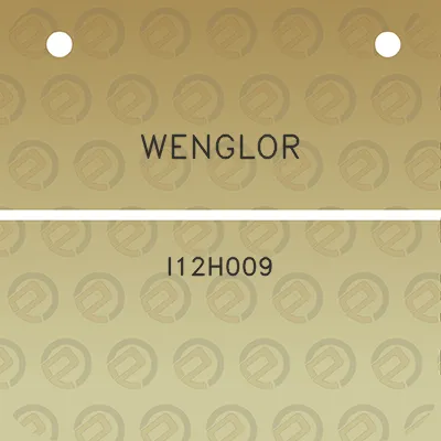 wenglor-i12h009