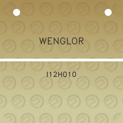 wenglor-i12h010