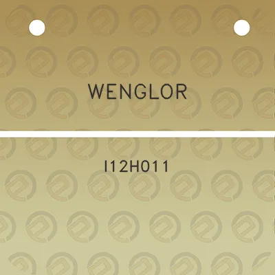 wenglor-i12h011