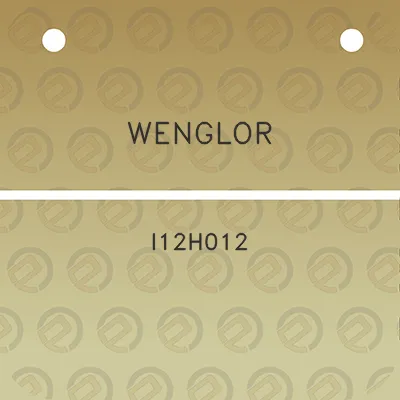 wenglor-i12h012