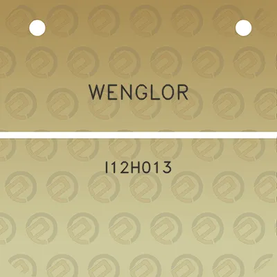 wenglor-i12h013