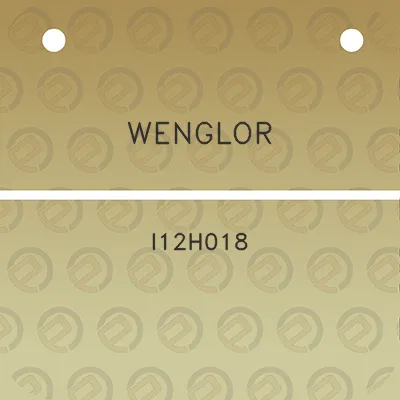 wenglor-i12h018