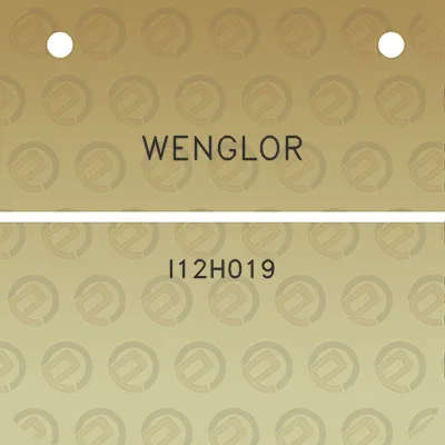 wenglor-i12h019