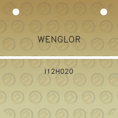 wenglor-i12h020