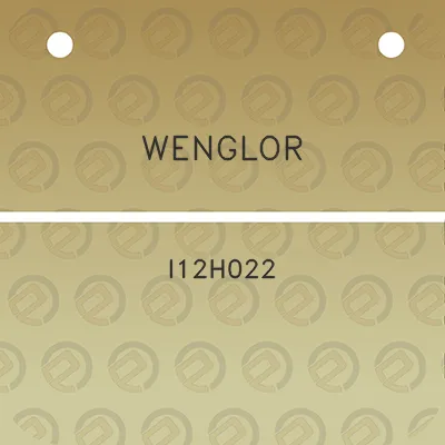 wenglor-i12h022