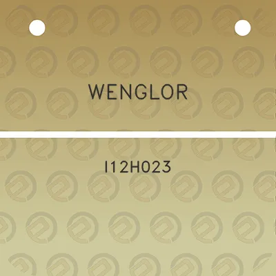 wenglor-i12h023