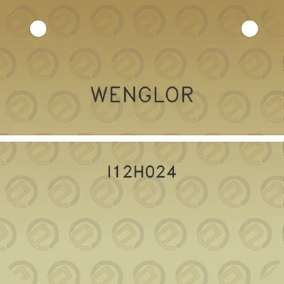 wenglor-i12h024