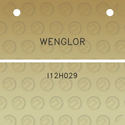 wenglor-i12h029