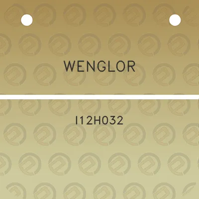 wenglor-i12h032