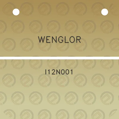 wenglor-i12n001