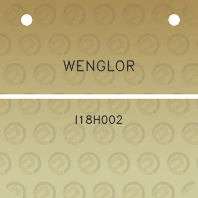 wenglor-i18h002