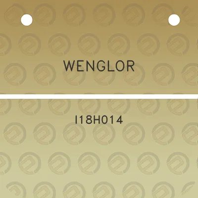 wenglor-i18h014