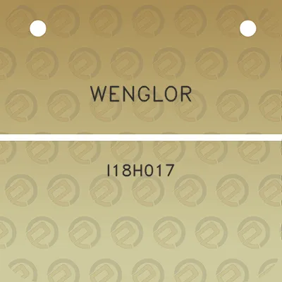 wenglor-i18h017