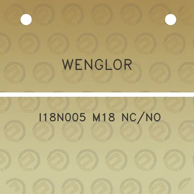 wenglor-i18n005-m18-ncno