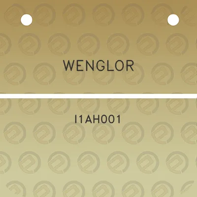 wenglor-i1ah001