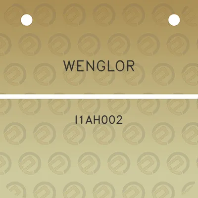 wenglor-i1ah002