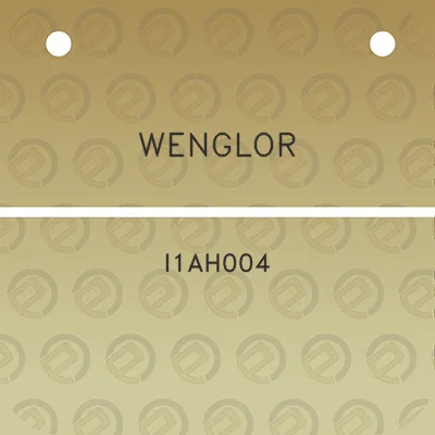 wenglor-i1ah004