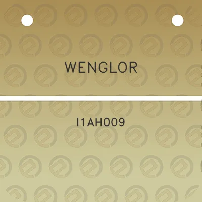 wenglor-i1ah009