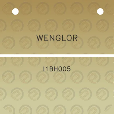 wenglor-i1bh005