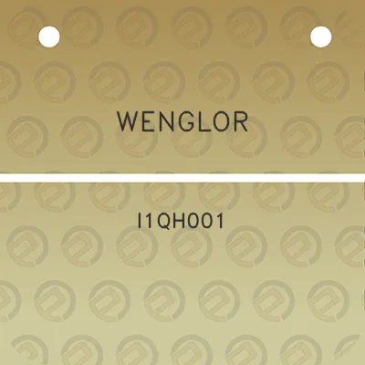 wenglor-i1qh001