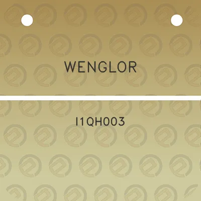 wenglor-i1qh003