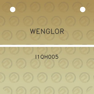 wenglor-i1qh005