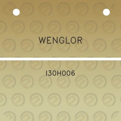 wenglor-i30h006