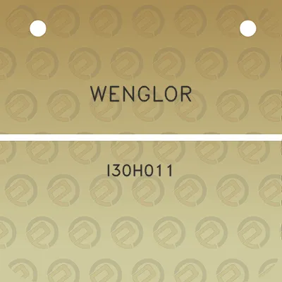 wenglor-i30h011