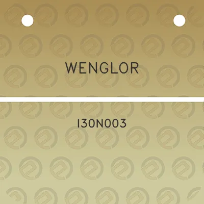 wenglor-i30n003