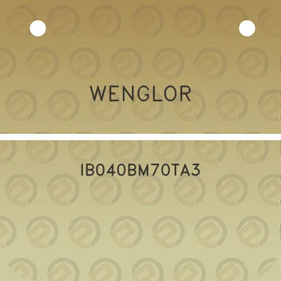 wenglor-ib040bm70ta3