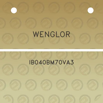 wenglor-ib040bm70va3