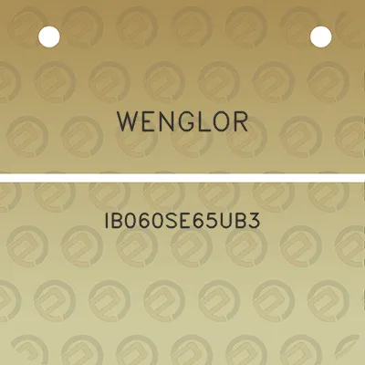 wenglor-ib060se65ub3