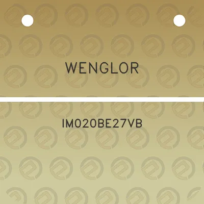 wenglor-im020be27vb