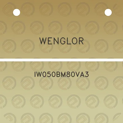 wenglor-iw050bm80va3