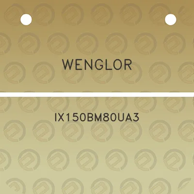 wenglor-ix150bm80ua3