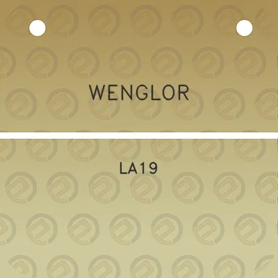 wenglor-la19