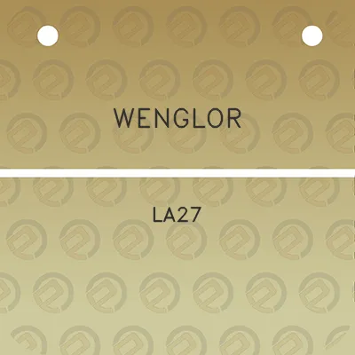 wenglor-la27