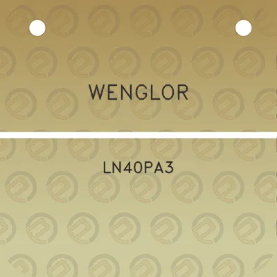 wenglor-ln40pa3