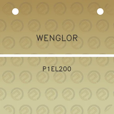 wenglor-p1el200